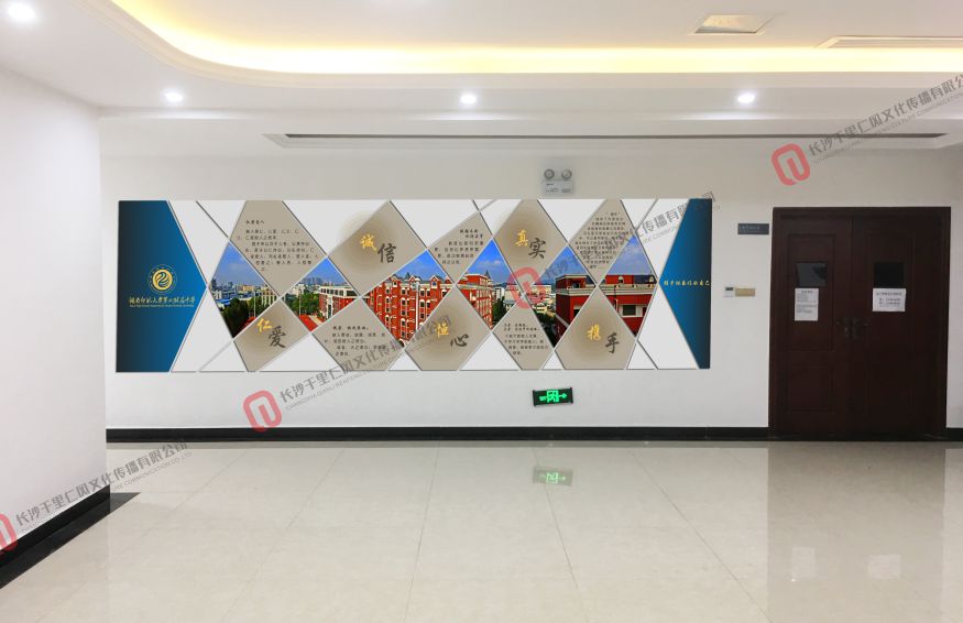 千里仁风文化传播,校园装潢装饰,校园展厅设计,校园走廊文化