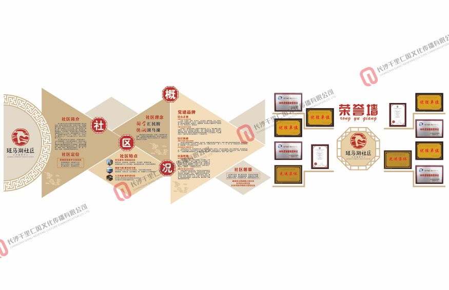 千里仁风文化传播,校园装潢装饰,校园展厅设计,校园走廊文化