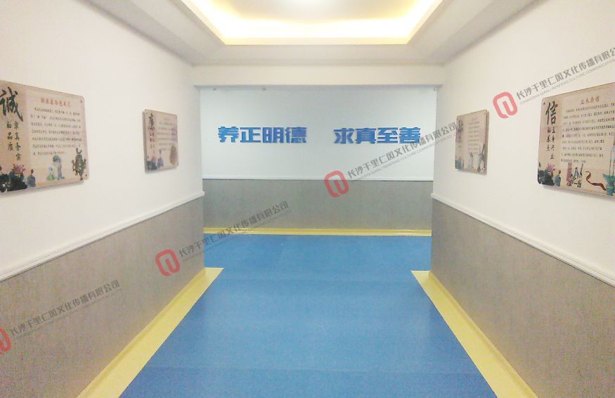 千里仁风文化传播,校园装潢装饰,校园展厅设计,校园走廊文化